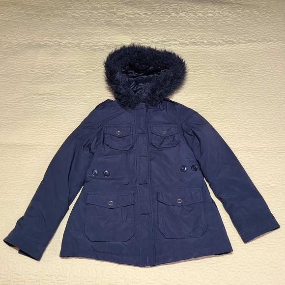 Banana Republic puffer hooded down jacket size S - Picture 3 of 11